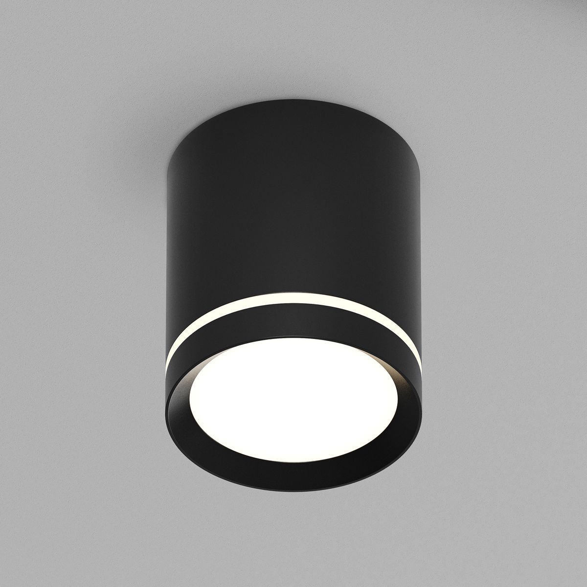 Накладной светодиодный светильник Denkirs Ribe DK4013-BK