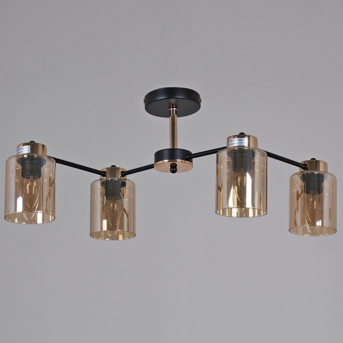 Потолочная люстра Reluce 01606-0.3-04 BK+FGD 3