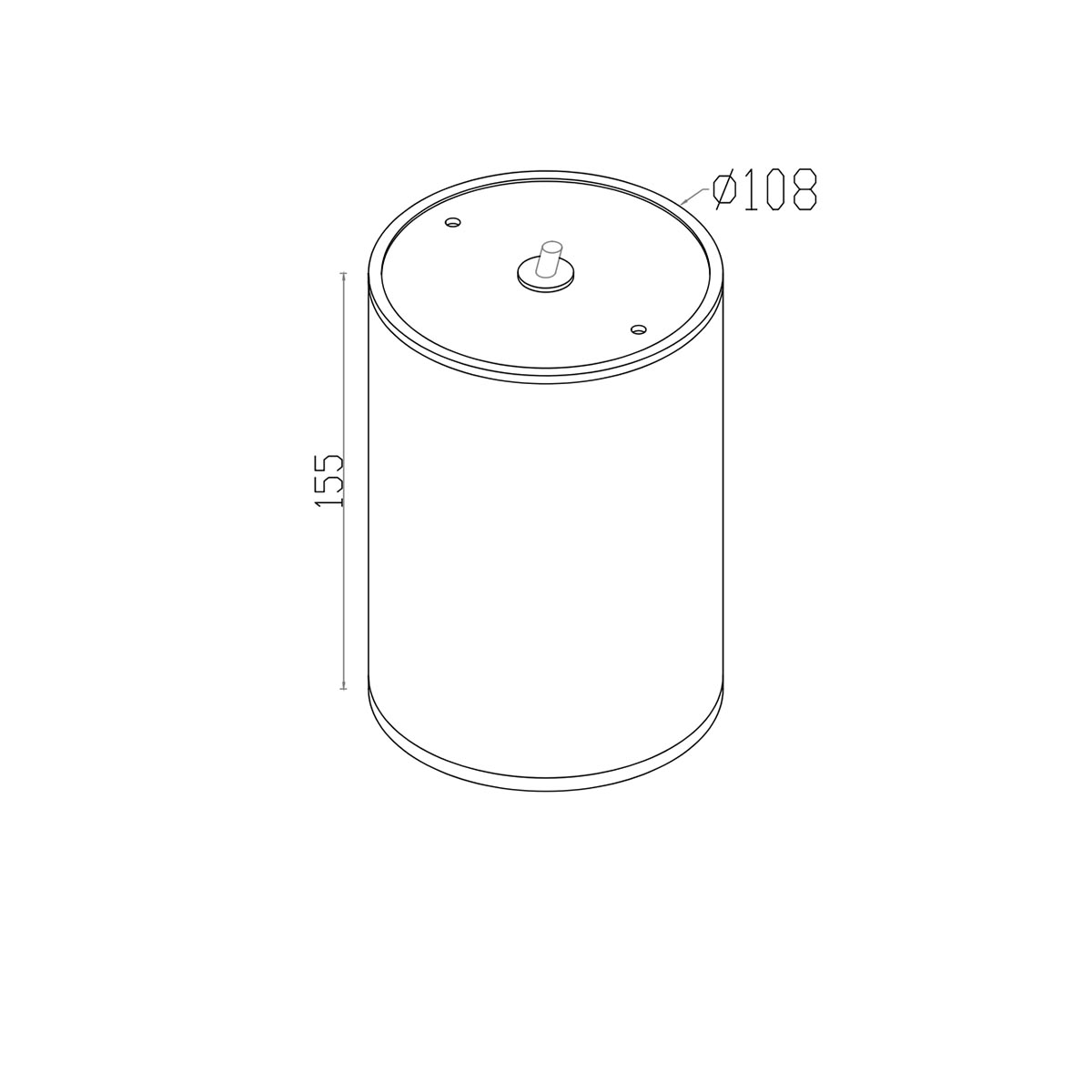 Уличный светодиодный светильник Maytoni Bar O306CL-L12GF 1