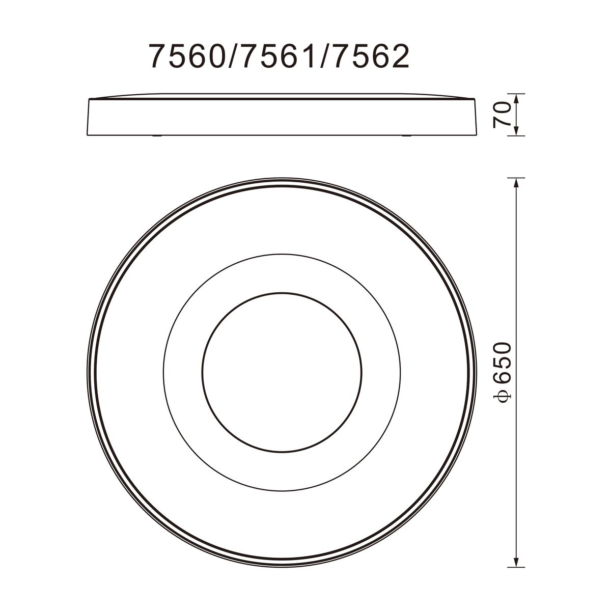 Потолочный светодиодный светильник Mantra Coin 7560 1