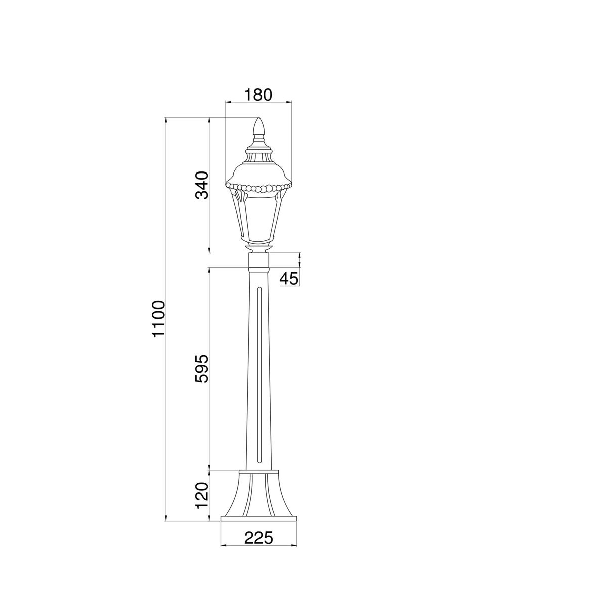 Уличный светильник Maytoni Goiri O028FL-01BZ 2