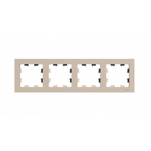 Рамка 4-постовая Systeme Electric AtlasDesign песочный ATN001204 изображение 2 Рамка 4-постовая Systeme Electric AtlasDesign песочный ATN001204 Фото № 2