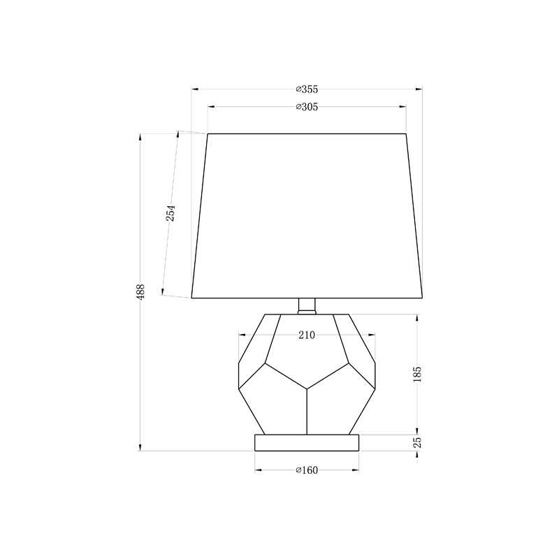 Настольная лампа Garda Decor 22-88259 1