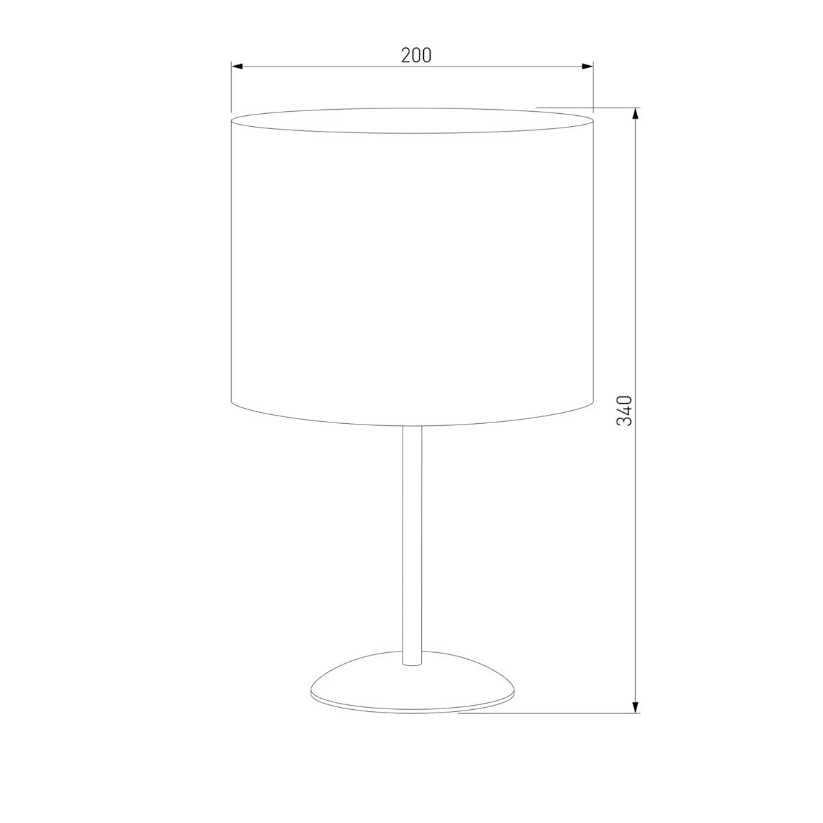 Настольная лампа TK Lighting 5278 Tercino Blue 1