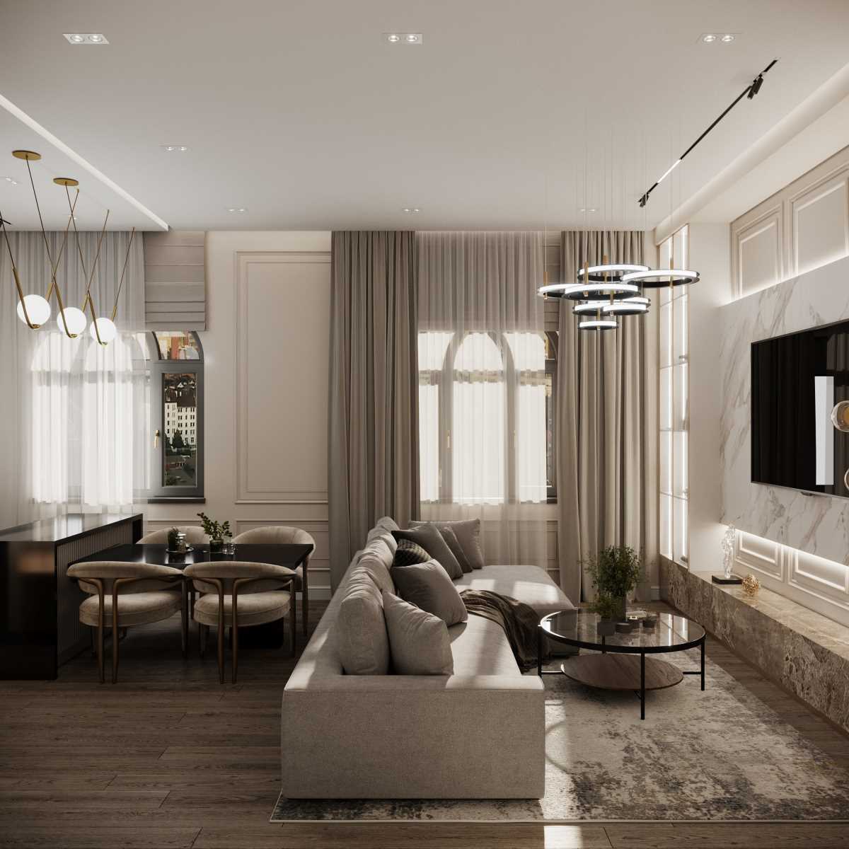 Трековый линейный светильник Hesby Lighting ElDeko, 12Вт-3000К, чёрный HSBL_0079 1