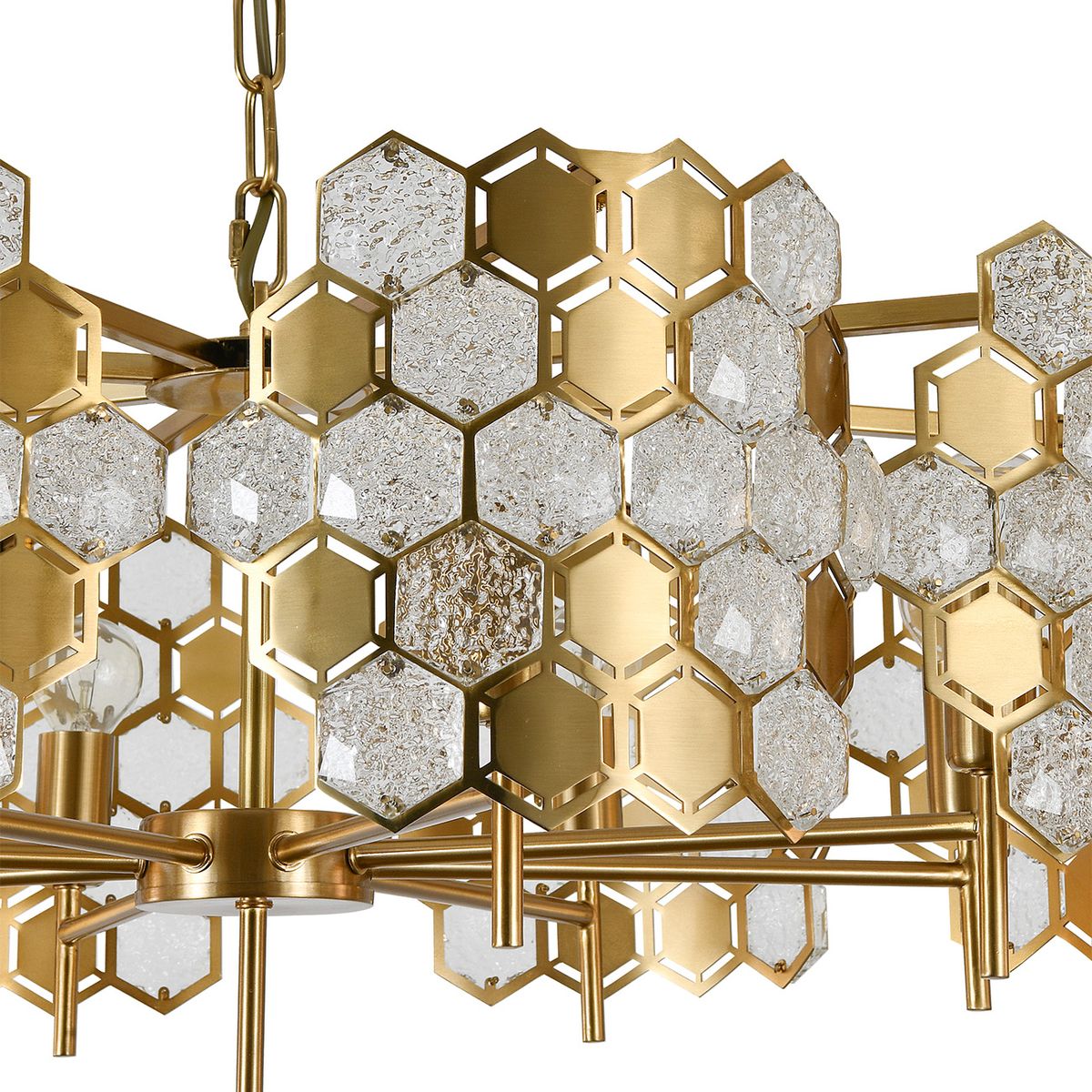 Подвесная люстра Indigo Delizia 12047/8P Brass V000572 1