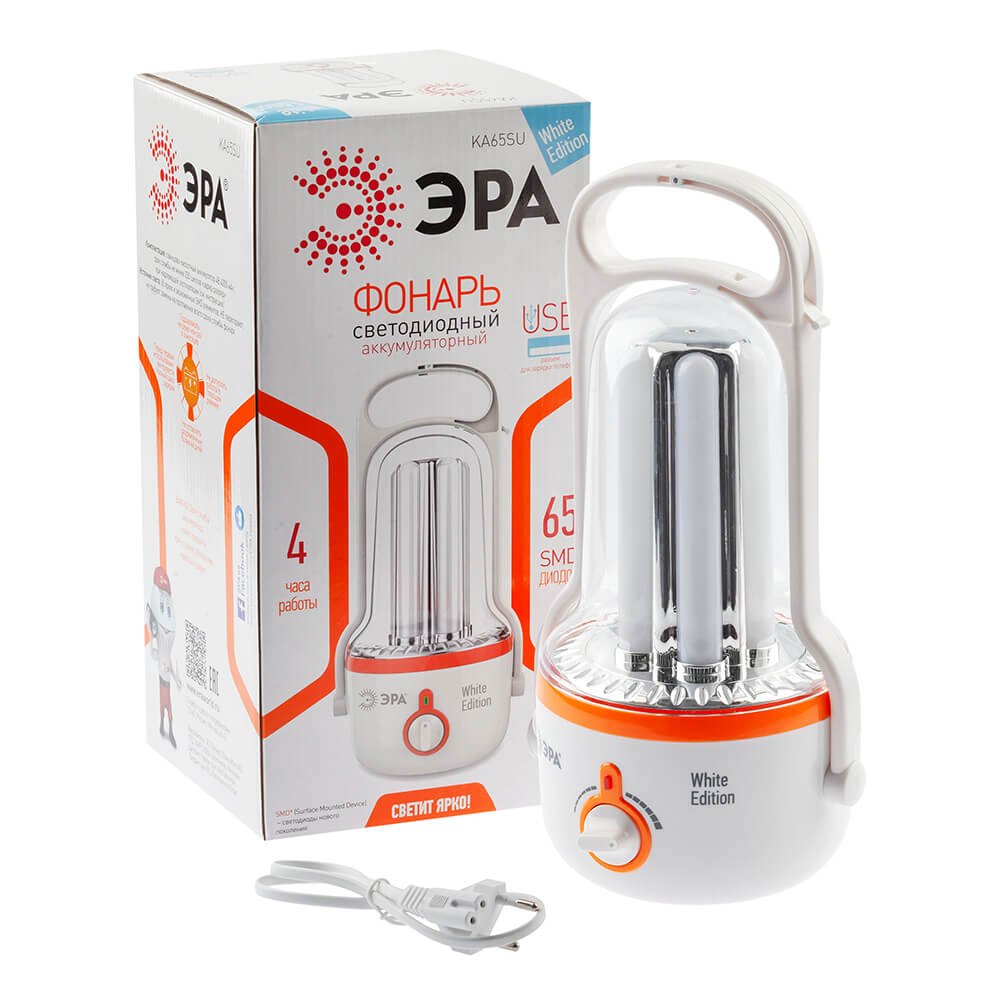 Кемпинговый светодиодный фонарь ЭРА аккумуляторный 280 лм KA65SU Б0026985 3