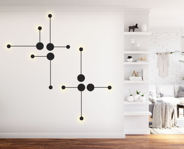 Настенный светодиодный светильник Italline IT03-1436 black изображение 5 Настенный светодиодный светильник Italline IT03-1436 black Фото № 5