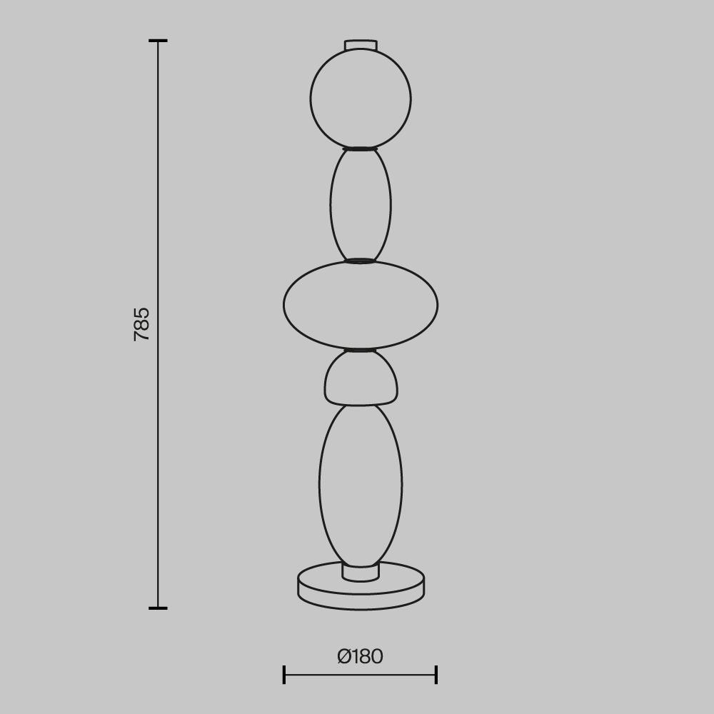 Настольная лампа Maytoni Adore MOD297TL-L24BS3K 5