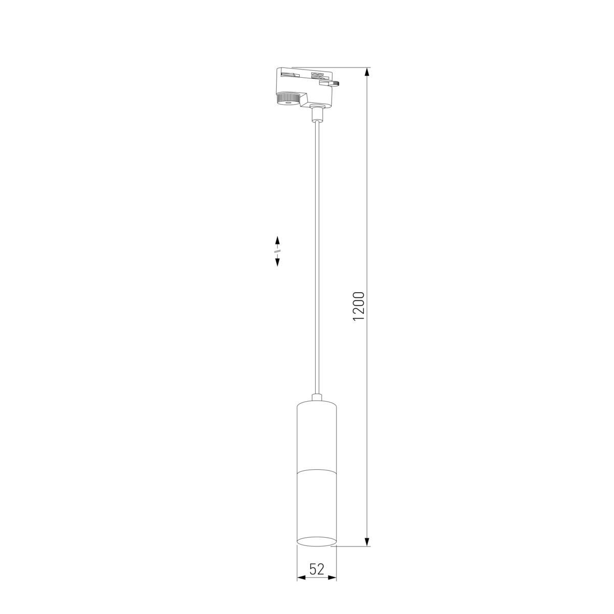 Трековый светильник TK Lighting 4403 Tracer Black Gold 1