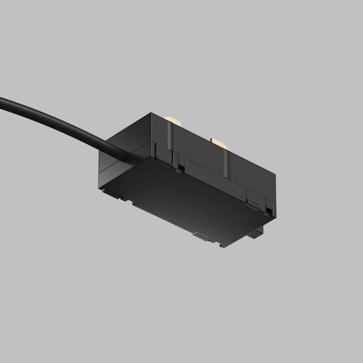 Подвод питания для шинопровода Denkirs Smart Base TR2100-BK