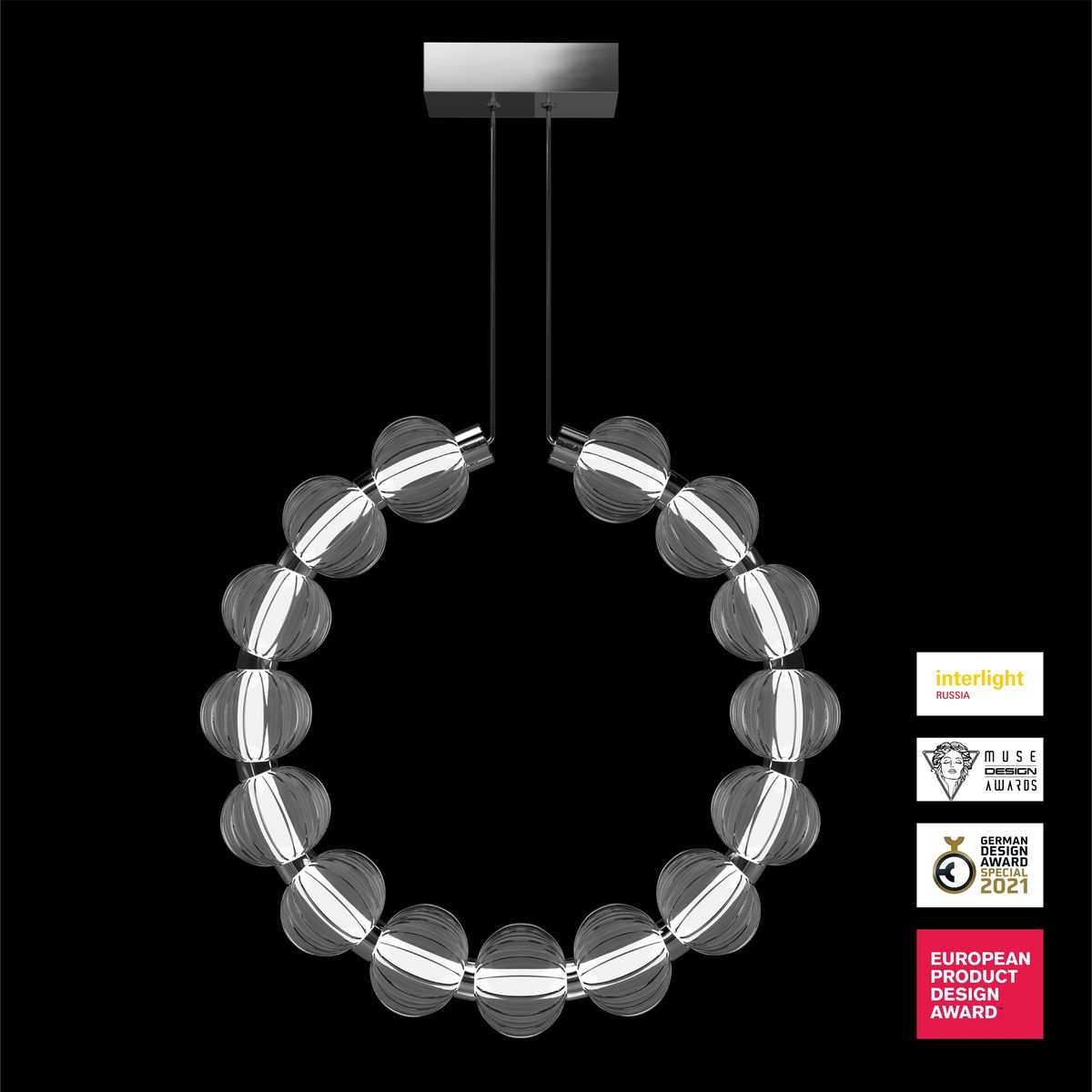 Подвесной светодиодный светильник Maytoni Amulet MOD555PL-L23CH5K 4