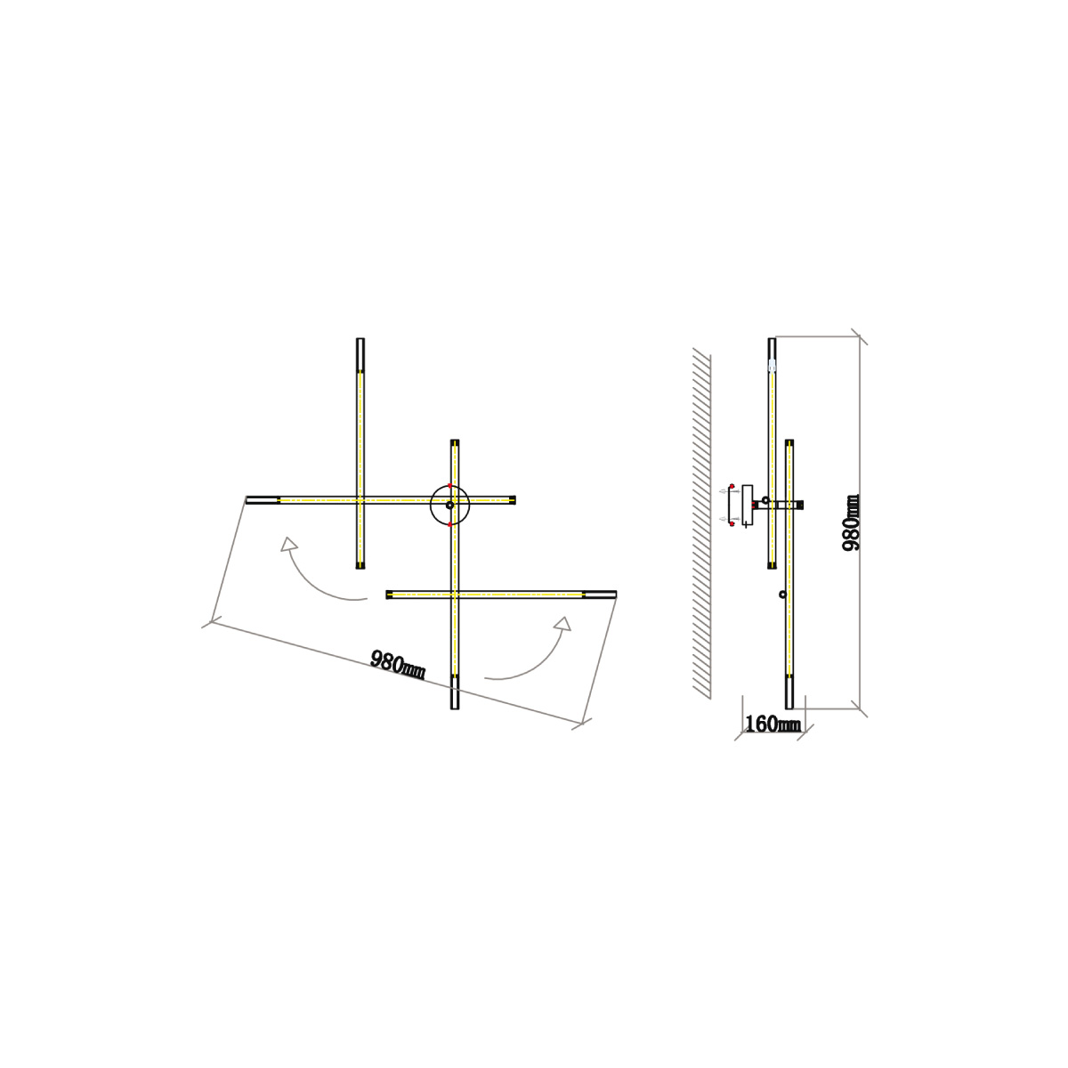 Бра Vele Luce Corda VL5534W34 4