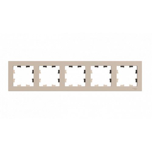 Рамка 5-постовая Systeme Electric AtlasDesign песочный ATN001205 изображение 2 Рамка 5-постовая Systeme Electric AtlasDesign песочный ATN001205 Фото № 2
