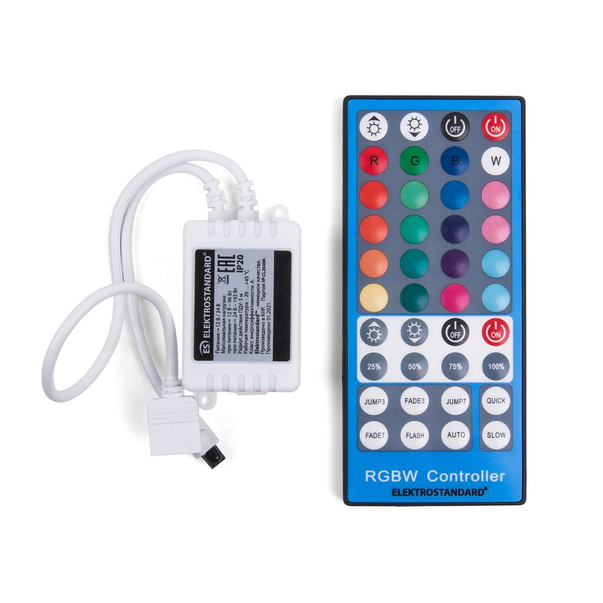 Контроллер для светодиодных лент Elektrostandard 5050+5050 24V 60Led 10W IP20 RGBW, 5050 24V 60Led 14,4W IP20 RGBW LSC 021 a053706 1