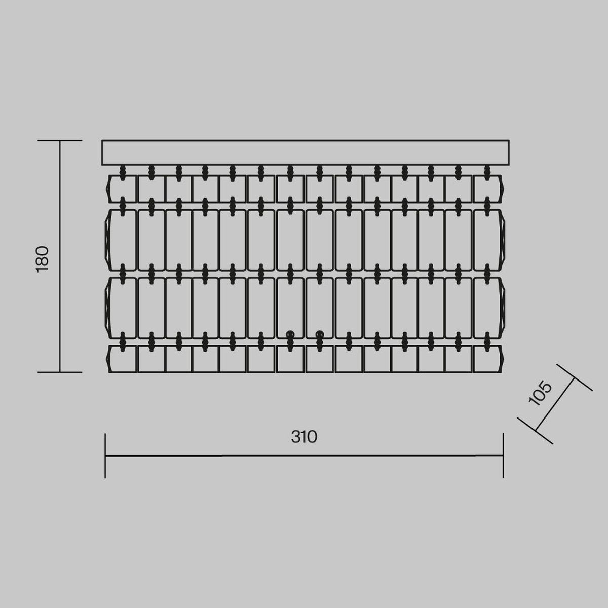 Настенный светильник Maytoni Dune DIA005WL-02CH 1