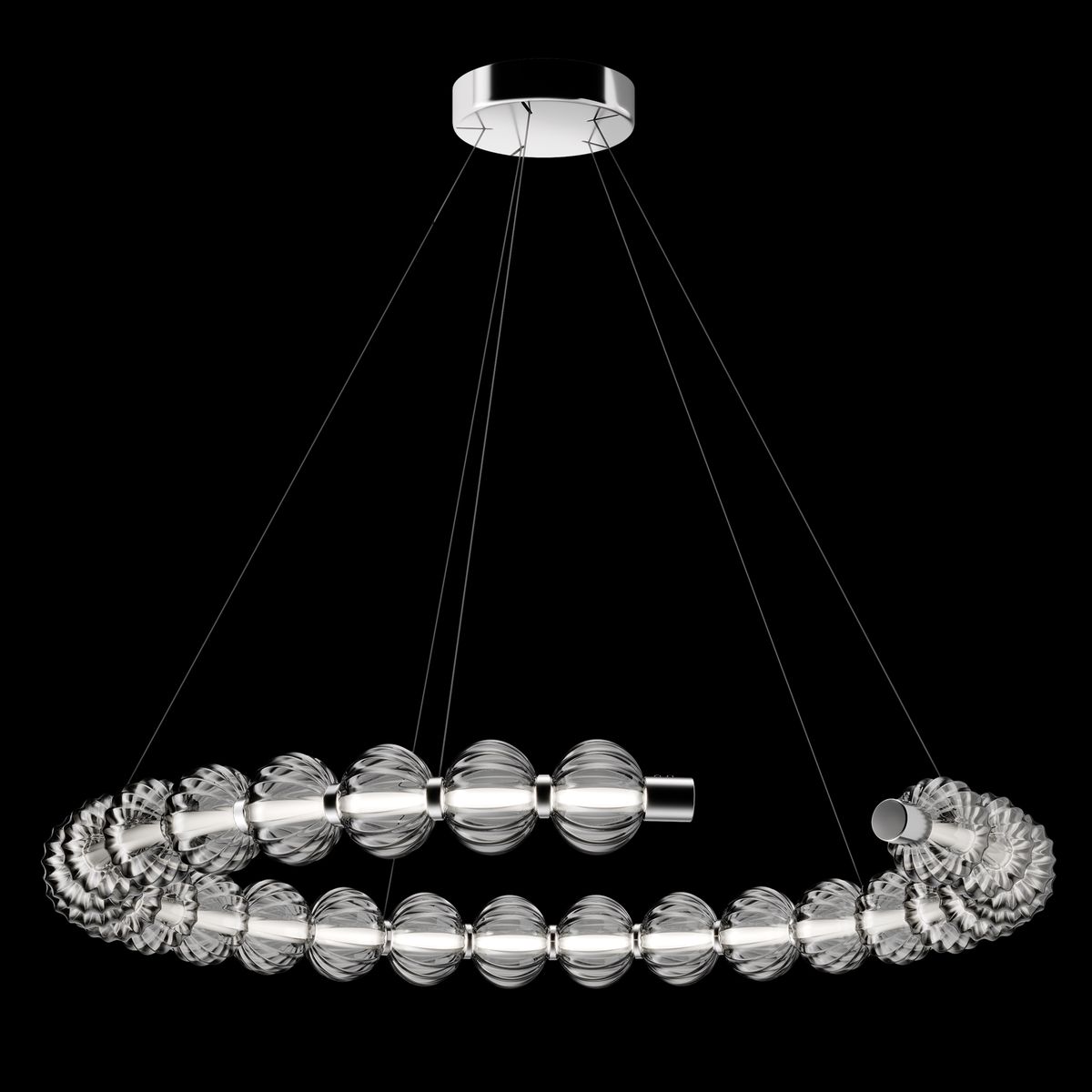 Подвесная светодиодная люстра Maytoni Amulet MOD555PL-L30CH4K 4