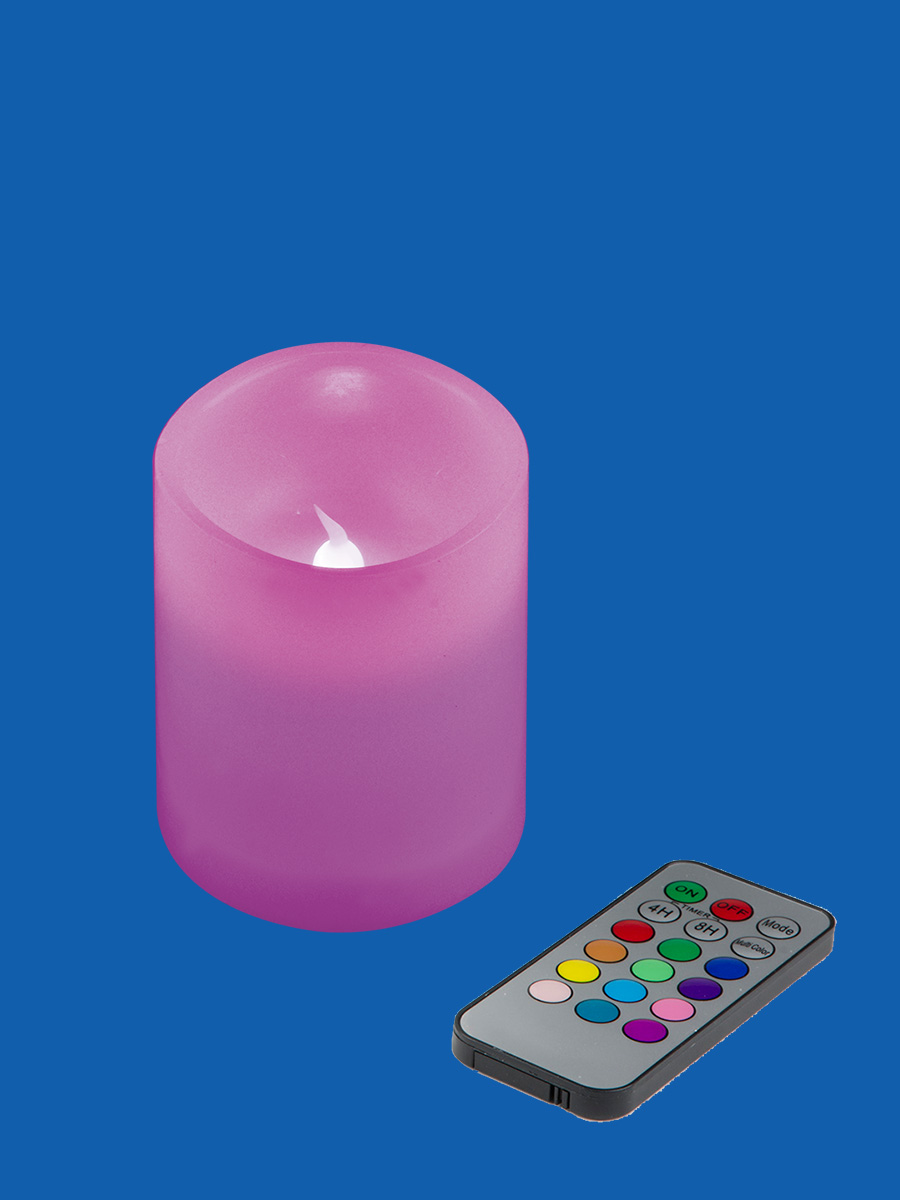 Фигурка светодиодная «Свеча» 7,5х10см Uniel ULD-F052 RGB RC Candle UL-00007258 5