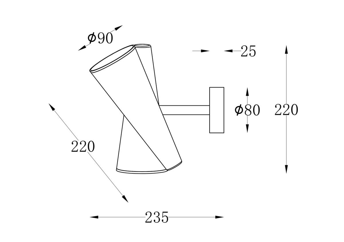 Бра Maytoni Giro MOD095WL-02BS 1