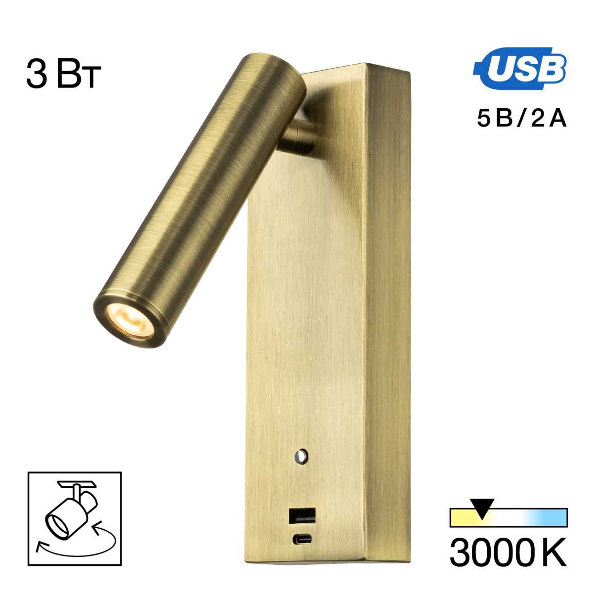 Спот Citilux Декарт CL704433