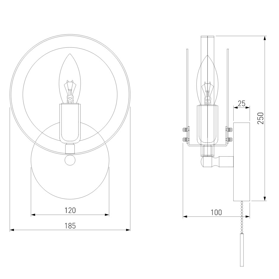 Бра Eurosvet Gallo 70121/1 белый 2