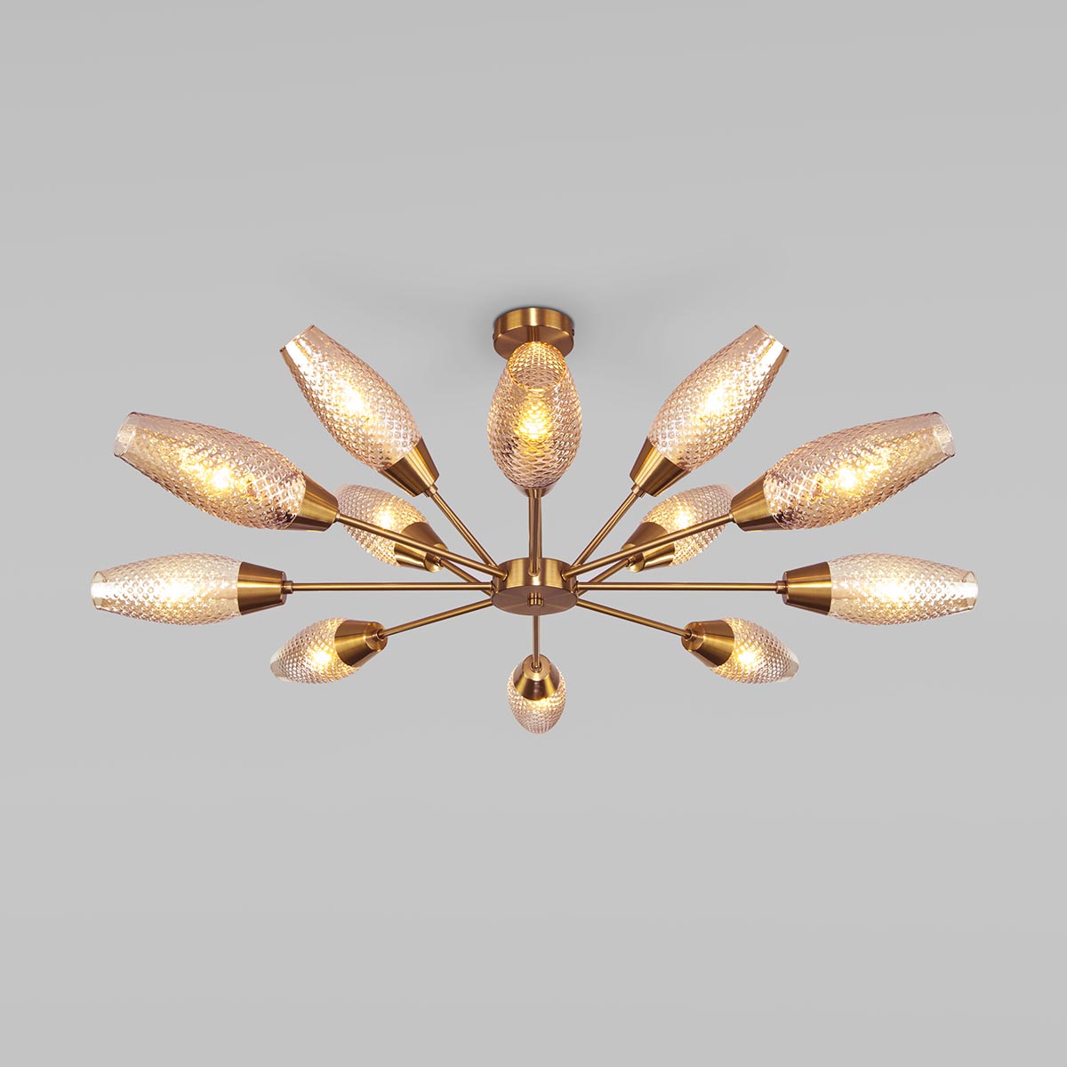 Подвесная люстра Eurosvet Thalia 60140/12 золото