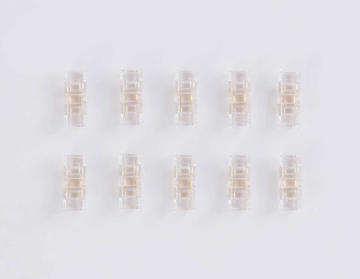 Соединитель прямой AMBRELLA LIGHT ILLUMINATION COB 12/24V для лент 5mm (2 конт.) (10шт. в комплекте) GS6341 3