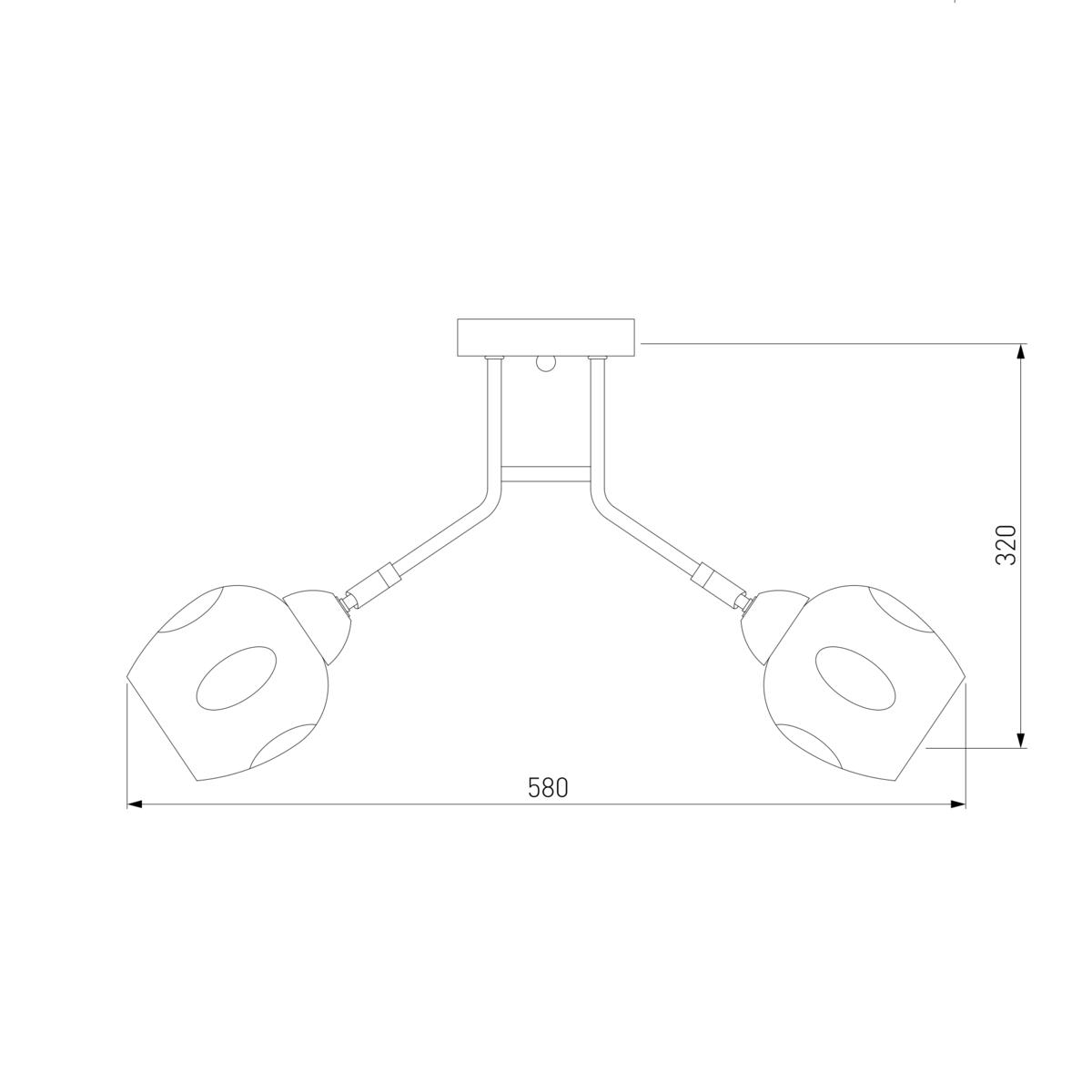 Потолочная люстра Eurosvet Marci 30164/5 золото 1