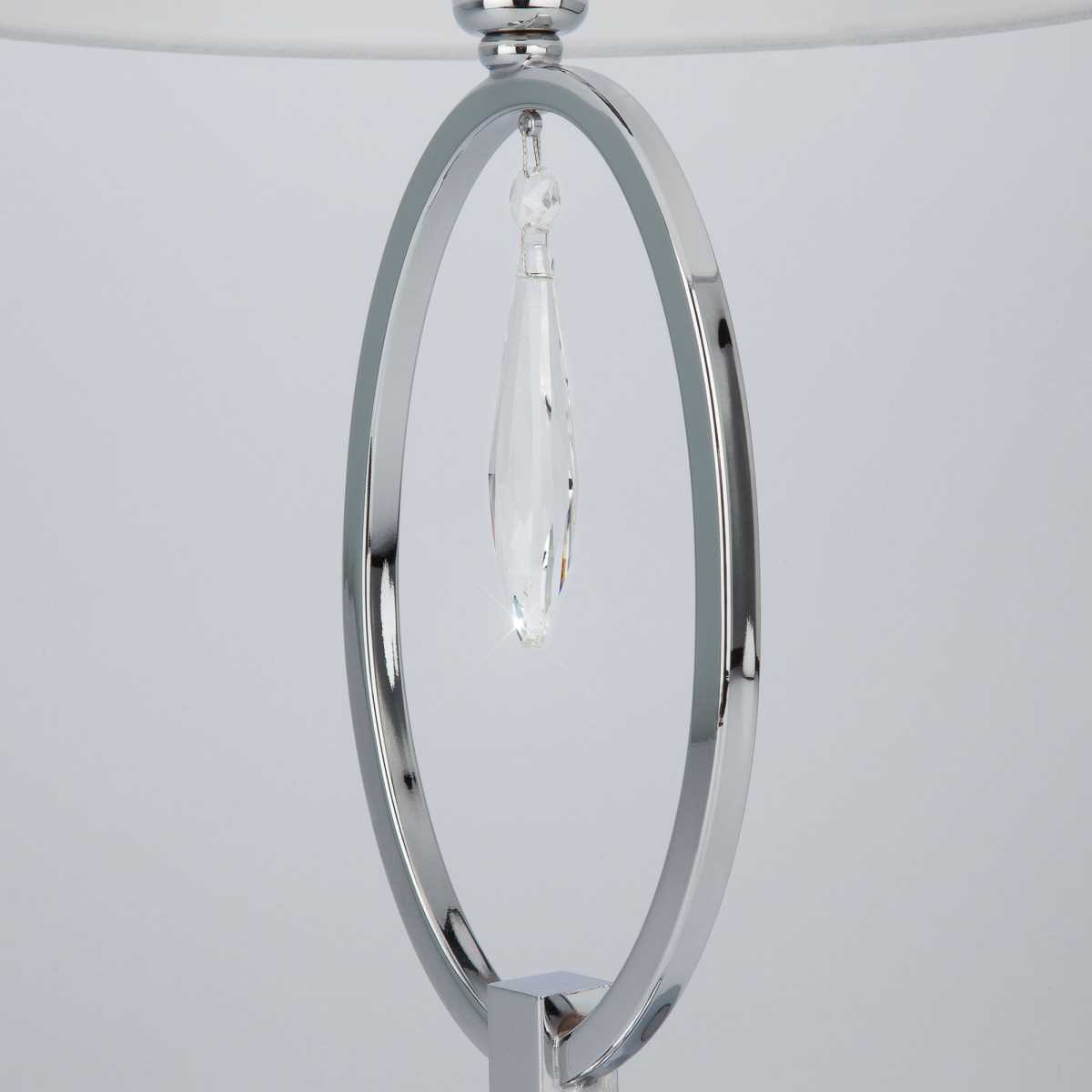 Настольная лампа Eurosvet 01055/1 хром/прозрачный хрусталь Strotskis 2