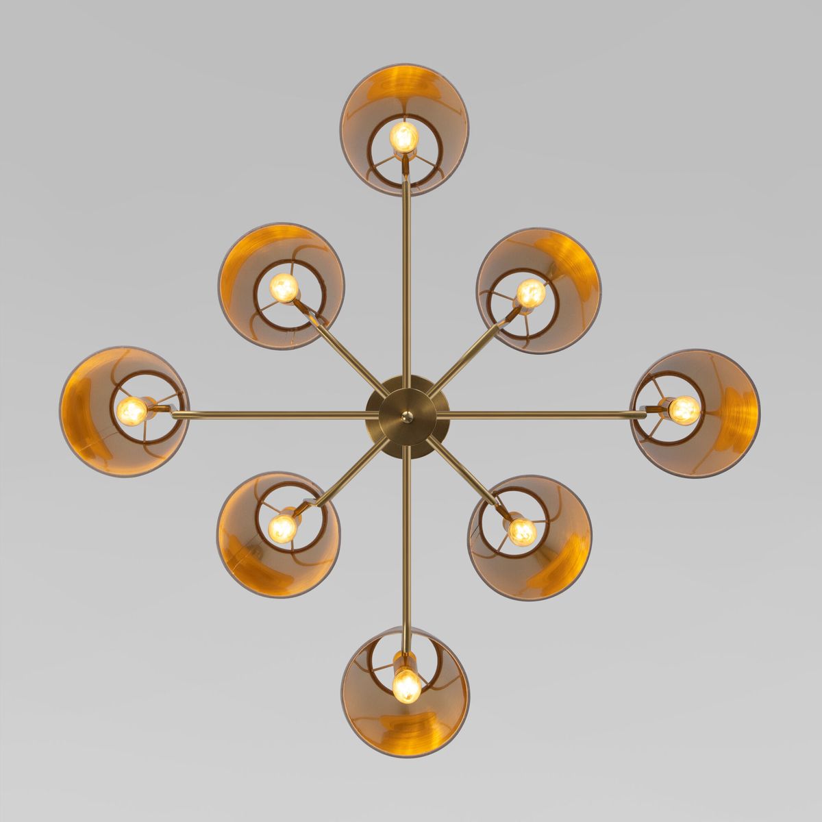 Подвесная люстра Eurosvet Topanga 60173/8 латунь a069018 1