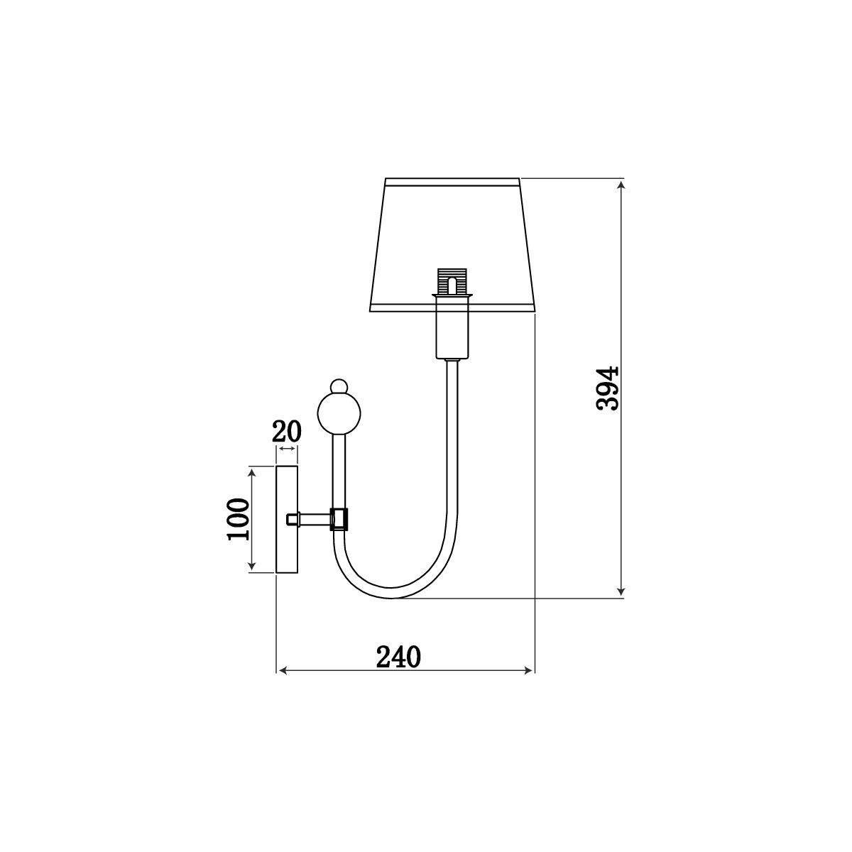 Бра Vele Luce Fabio VL1933W01 2