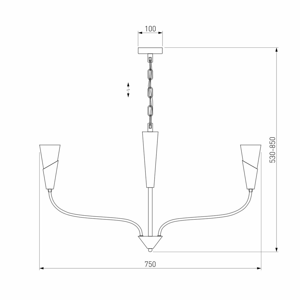 Подвесная люстра Eurosvet Rhyton 60167/6 латунь 1