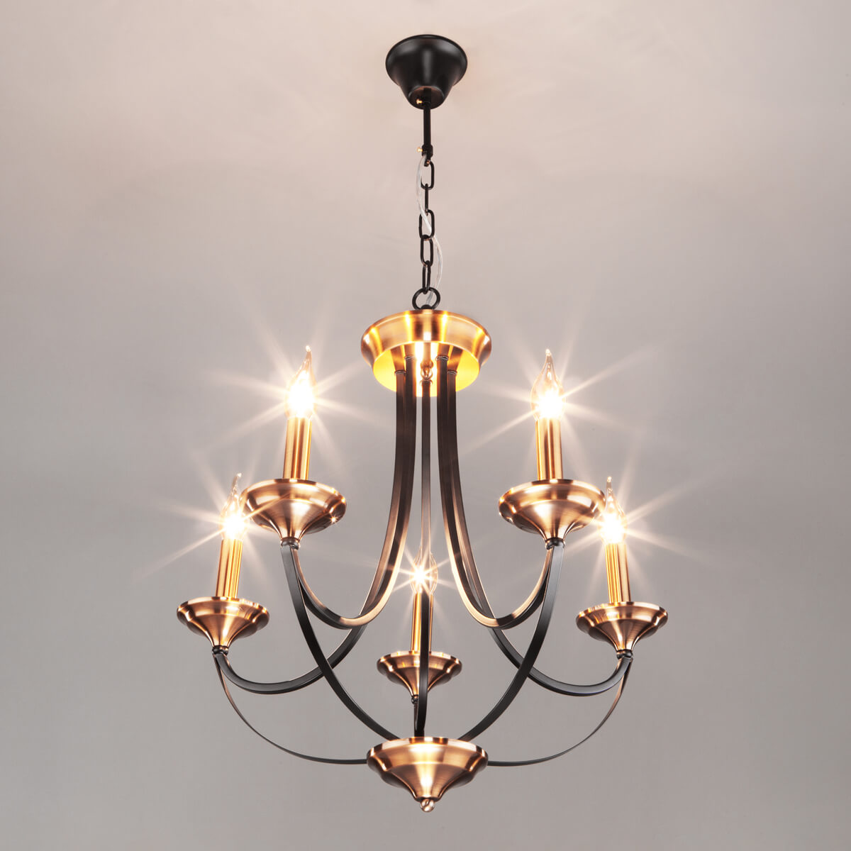 Подвесная люстра Eurosvet Lazzaro 60098/5 черный 2