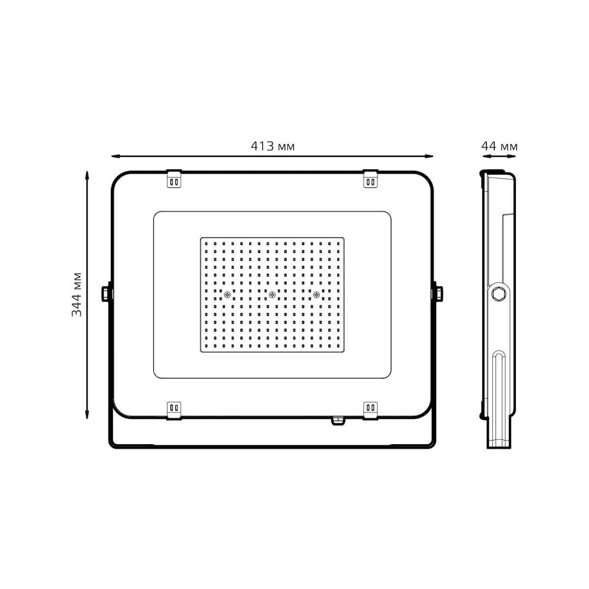 Прожектор светодиодный Gauss Elementary 200W 6500К 691511200 4