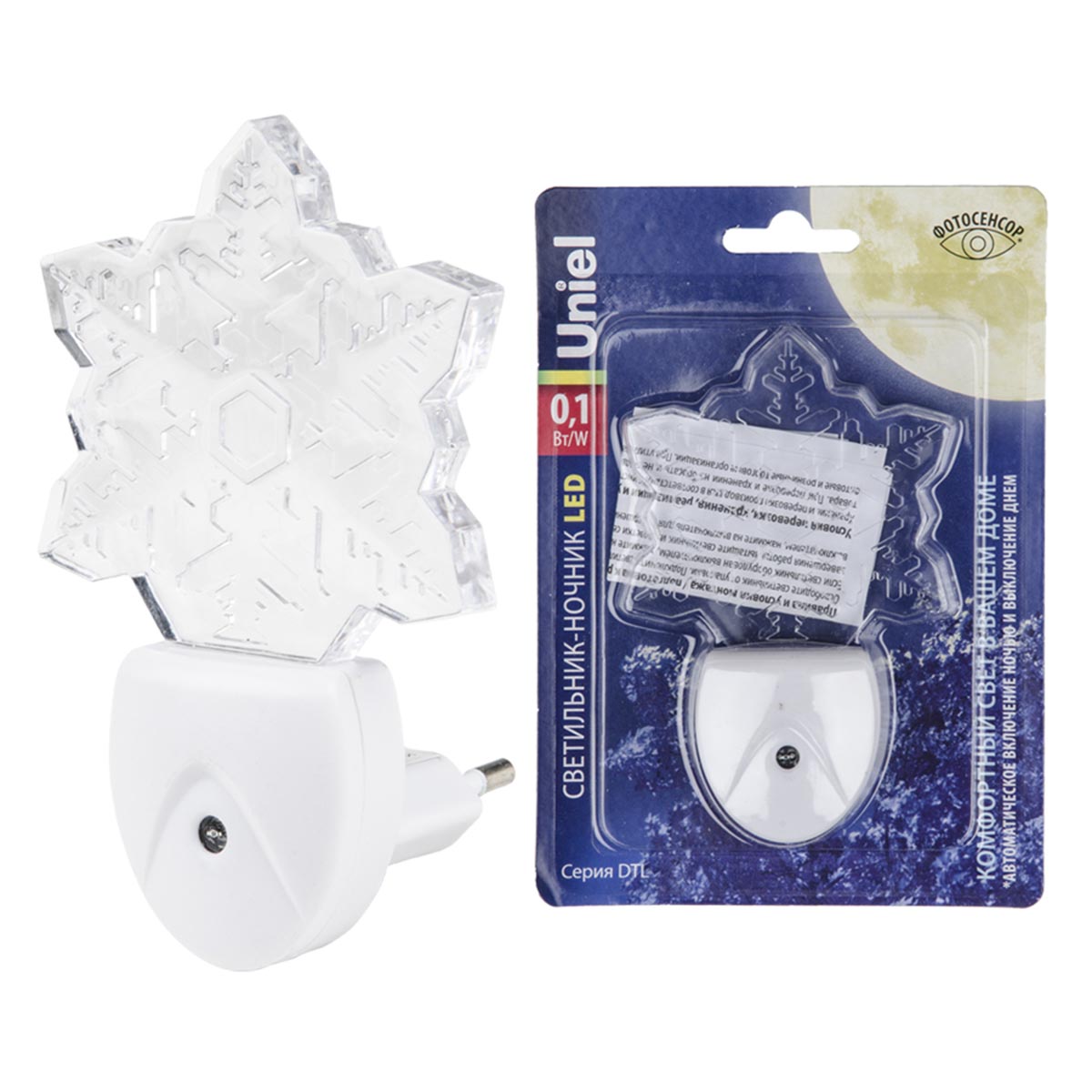 Светильник-ночник Uniel DTL-315 Цветок/White/Sensor UL-00007052 3