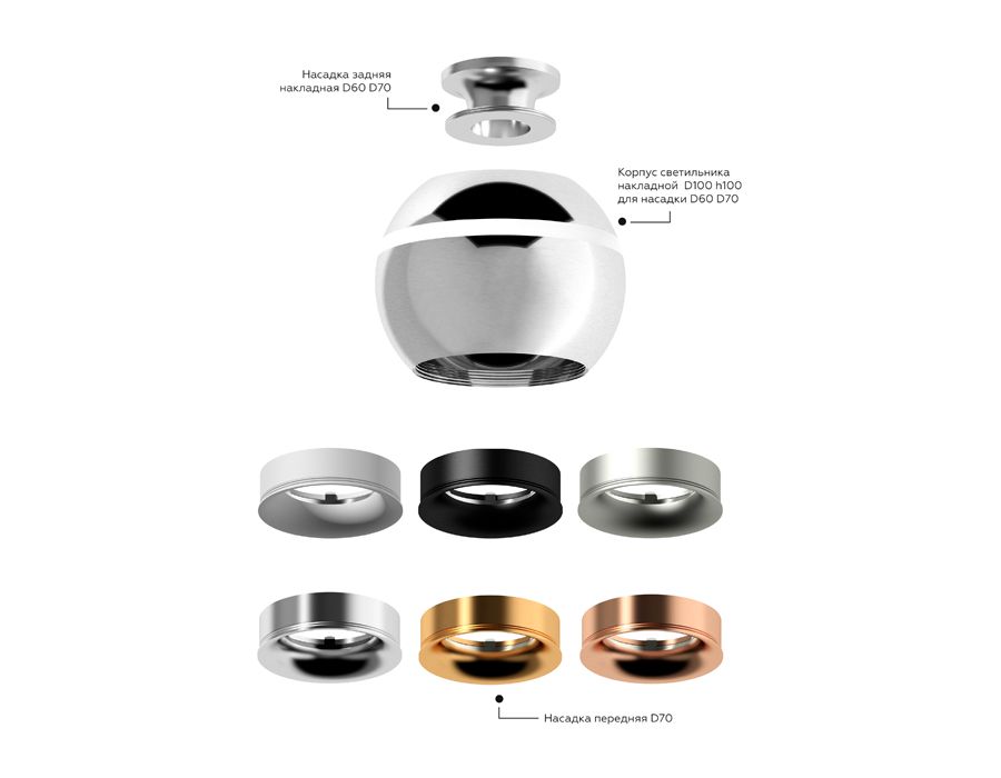 Насадка задняя Ambrella light DIY Spot N7929 4