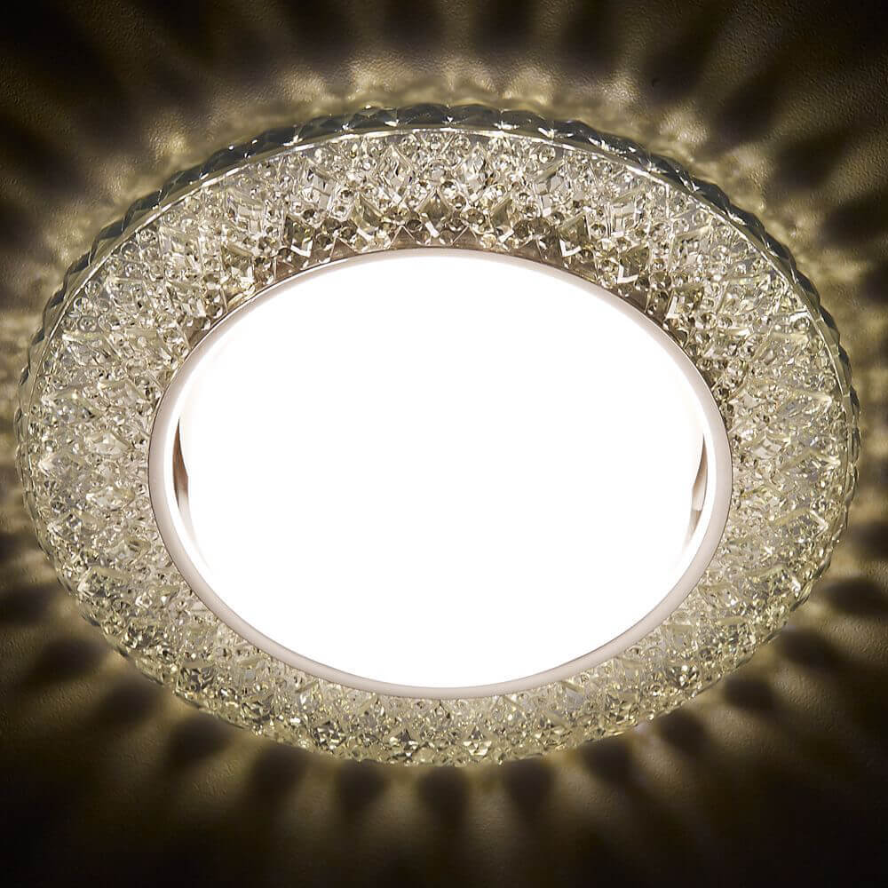 Встраиваемый светодиодный светильник Ambrella light GX53 LED G298 CL/WW 1