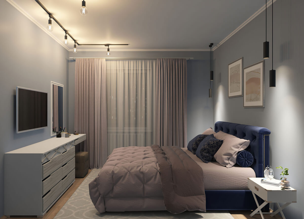 Трековый светильник Denkirs DK6207-BK 1