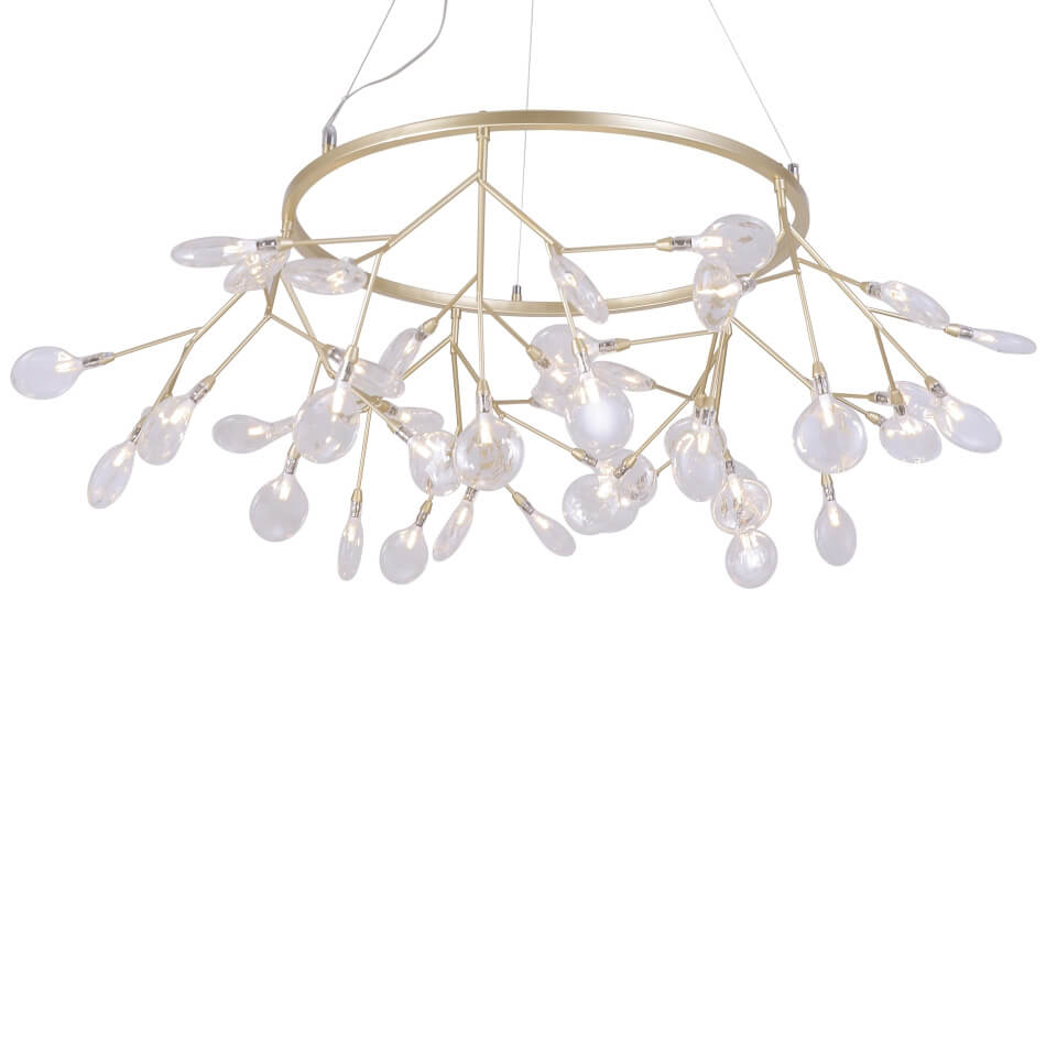 Подвесная люстра Crystal Lux Evita SP45 D Gold/Transparent 2