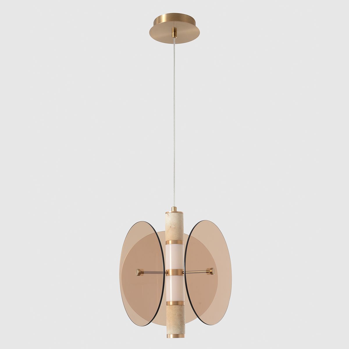 Подвесной светильник Crystal Lux AMARILLO SP12W LED BRASS 2