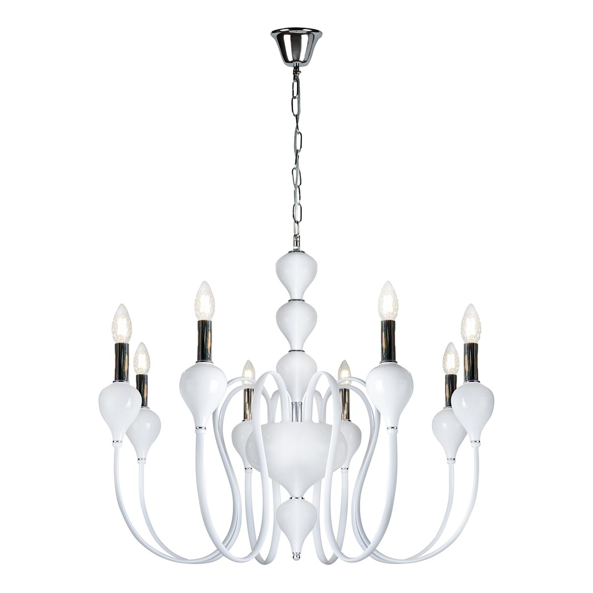 Подвесная люстра iLamp Lady 88003-8 WH 1