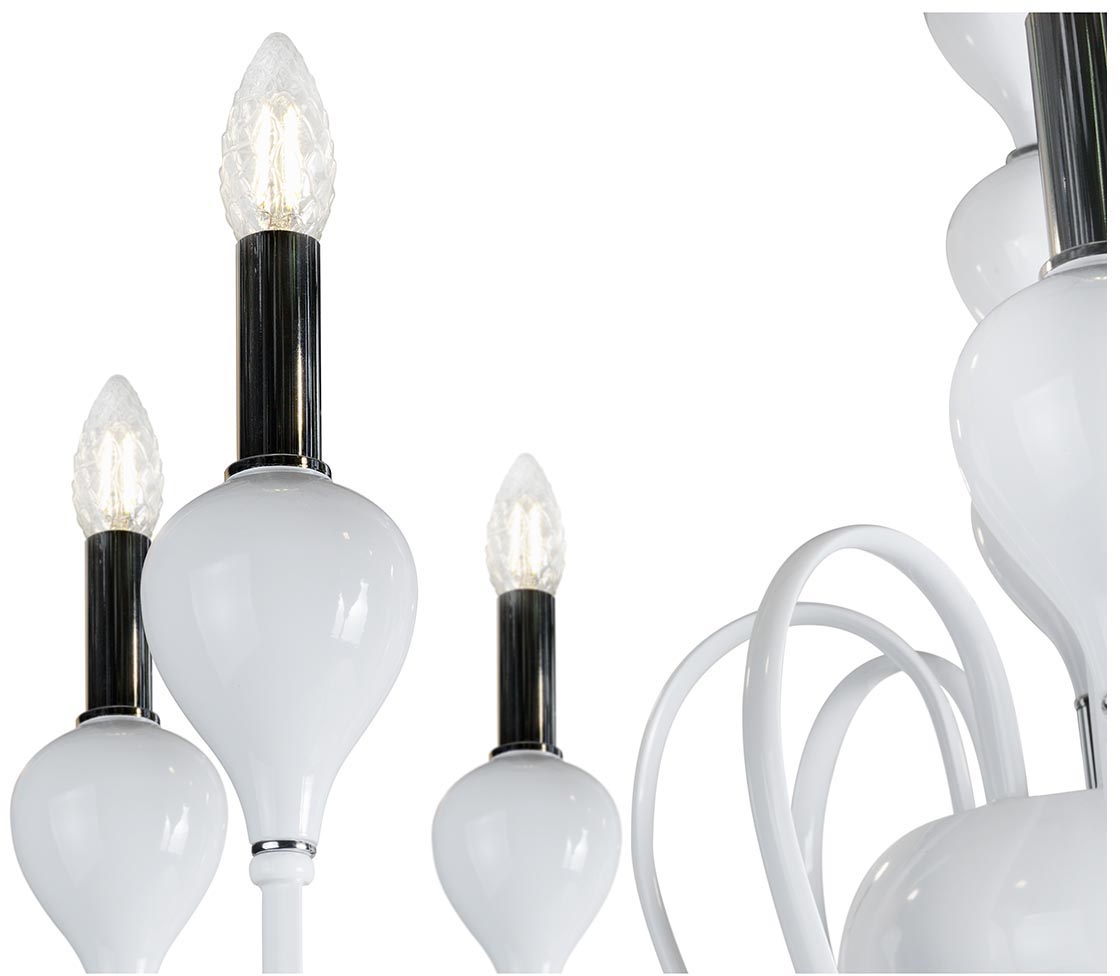 Подвесная люстра iLamp Lady 88003-8 WH 2