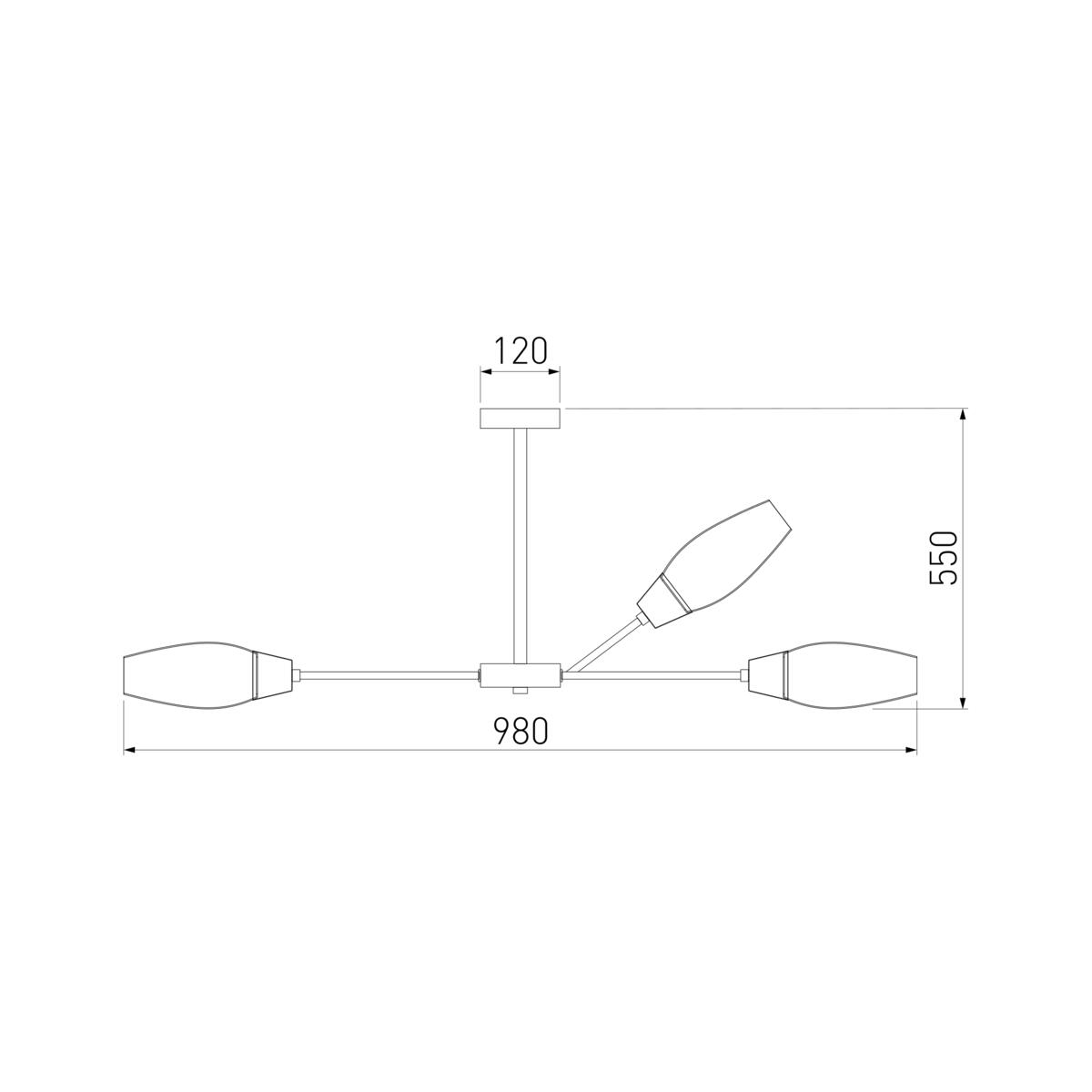 Подвесная люстра Eurosvet Thalia 60140/12 золото 1