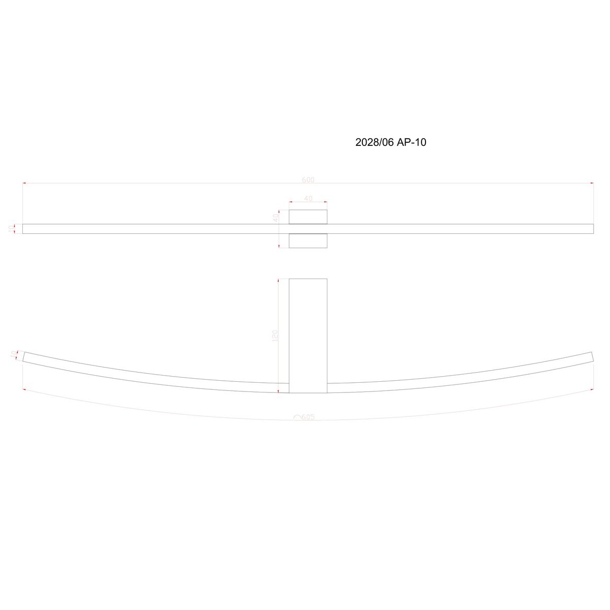 Подсветка для картин Divinare Trieste 2028/06 AP-10 1