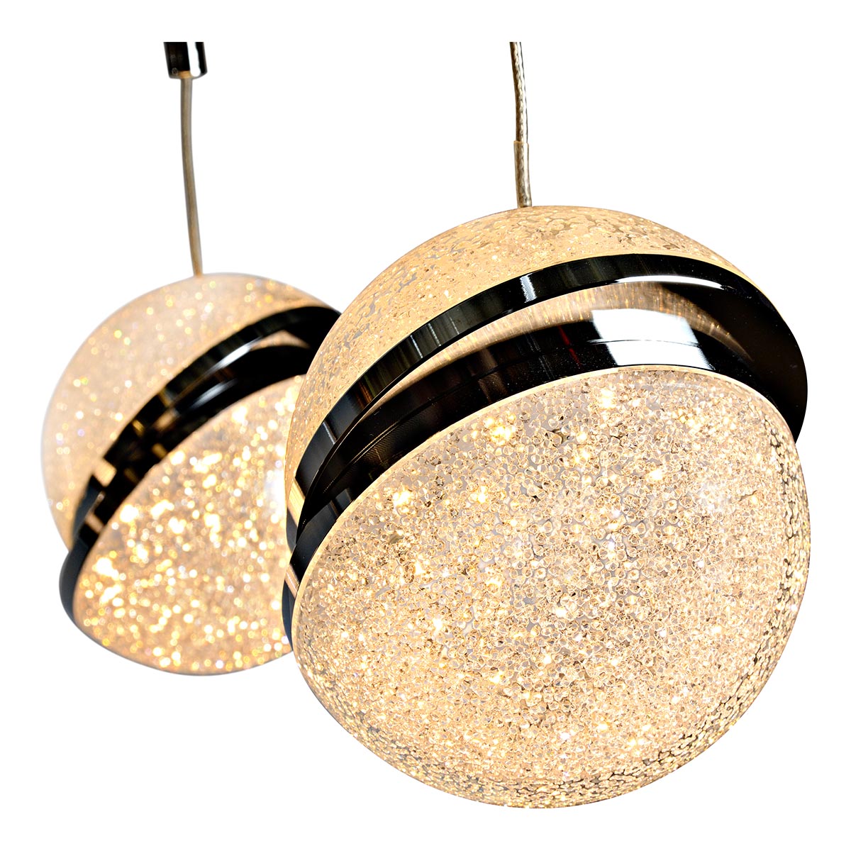 Подвесная светодиодная люстра iLedex CRystal Ball C4474-6 CR 2