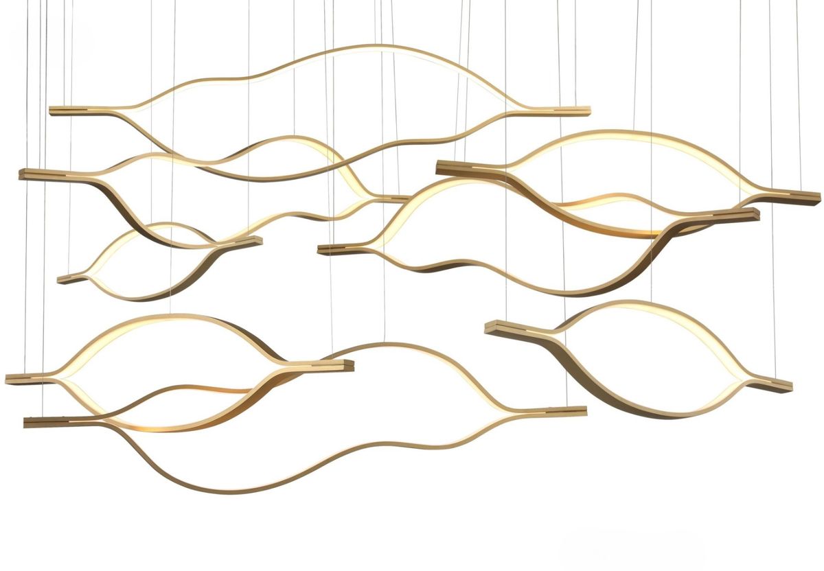 Подвесной светодиодный светильник Mizi'en Combo MZ160172-2-1000 2