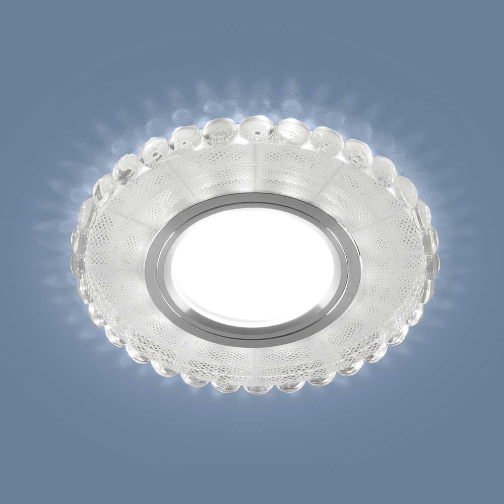 Встраиваемый светильник Elektrostandard 2245 MR16 SL/WH зеркальный/белый a047758 1