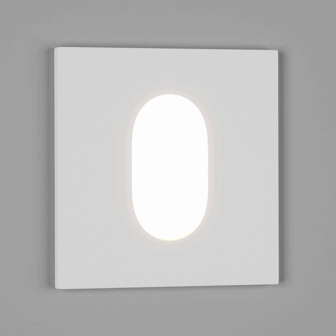 Встраиваемый светодиодный светильник DesignLed GW Floor S GW-S612-3-WH-NW 004136 1