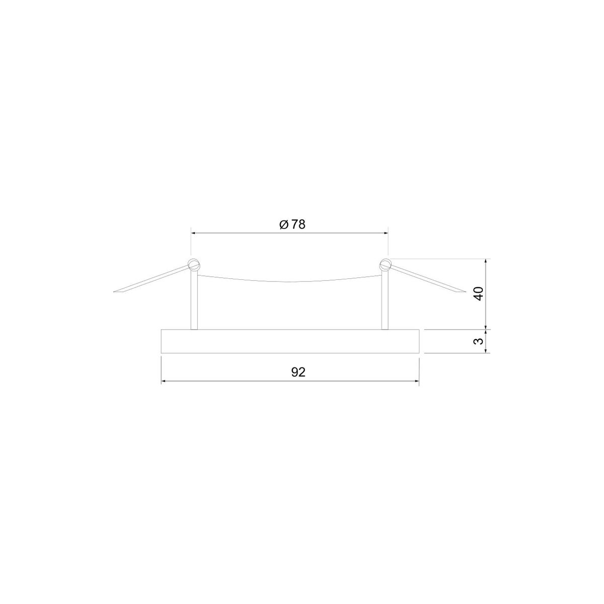 Встраиваемый светильник Elektrostandard 122 MR16 серебро/белый a053353 1