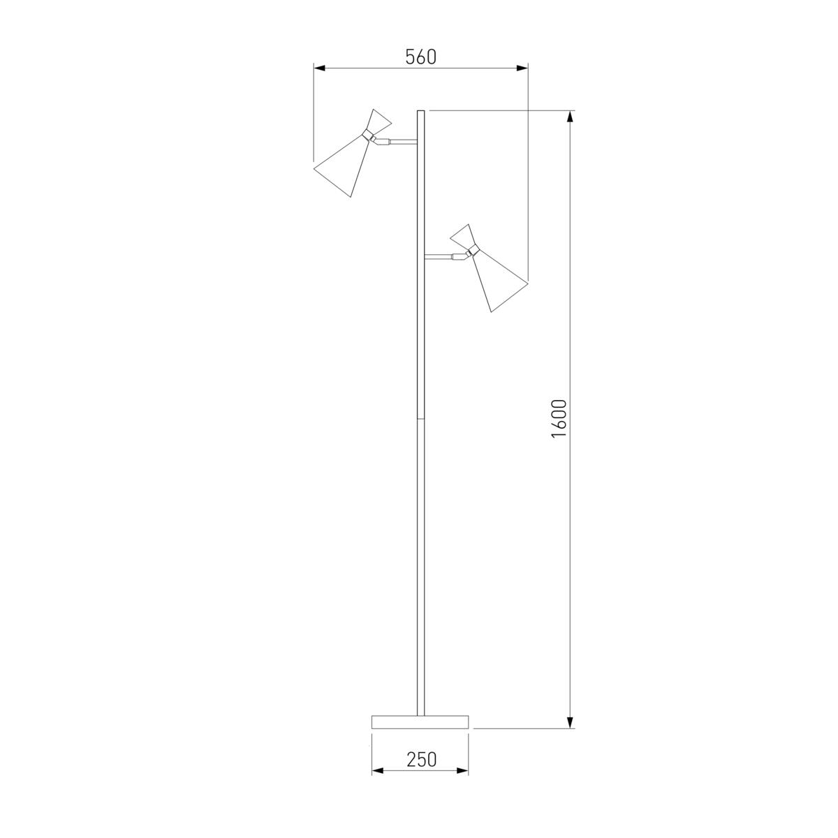 Торшер Bogates Glustin 01109/2 1
